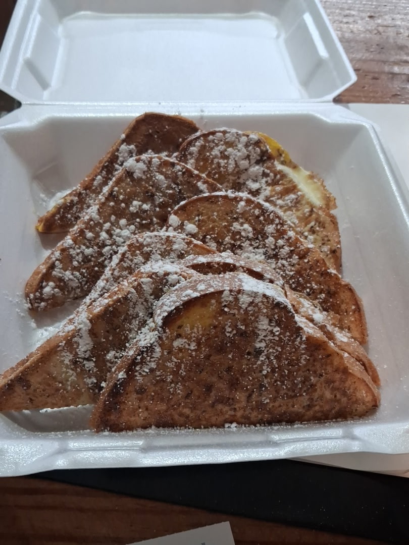 Breakfast plate from Trap Mountain