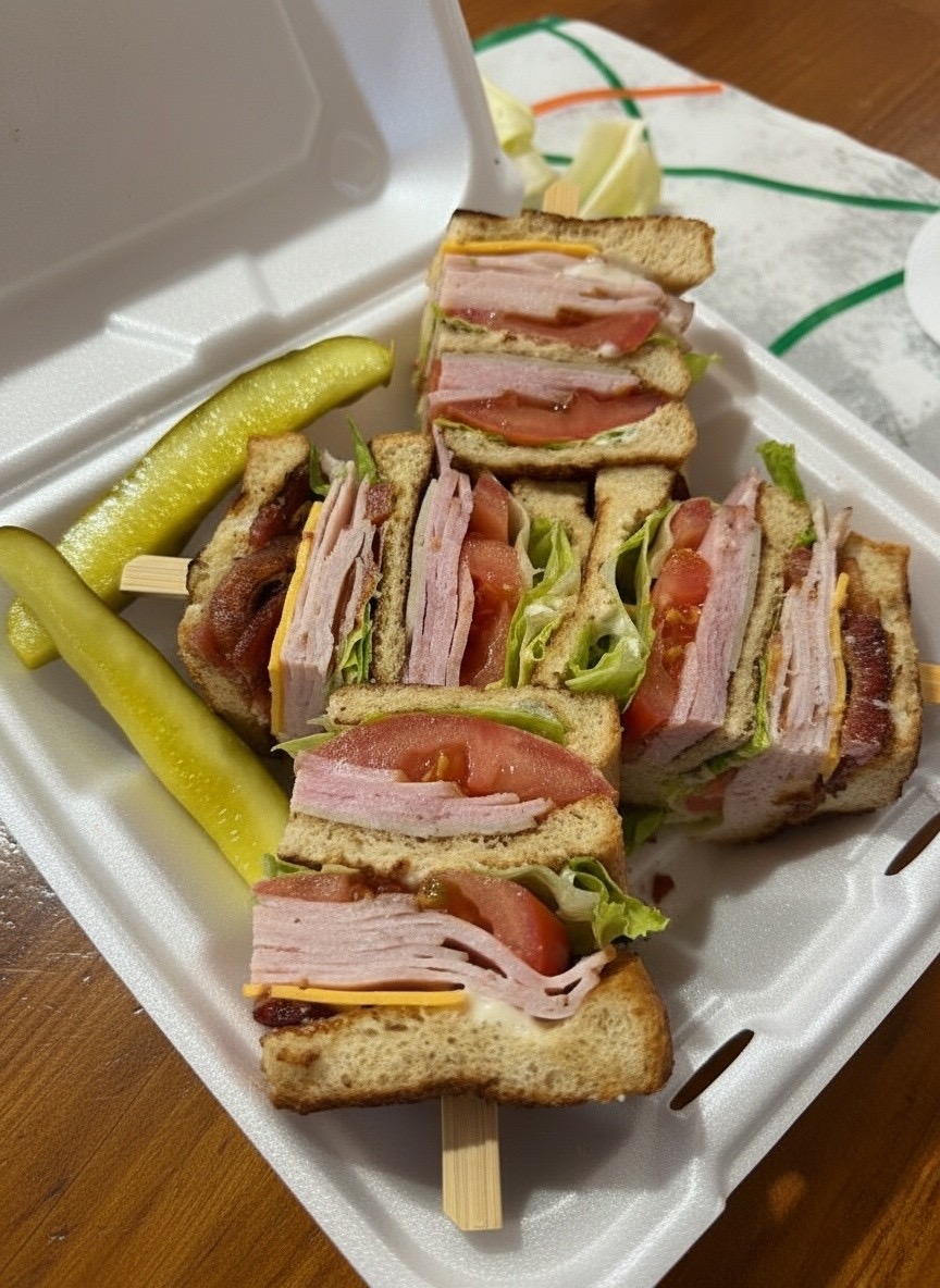 Club sandwich from Trap Mountain