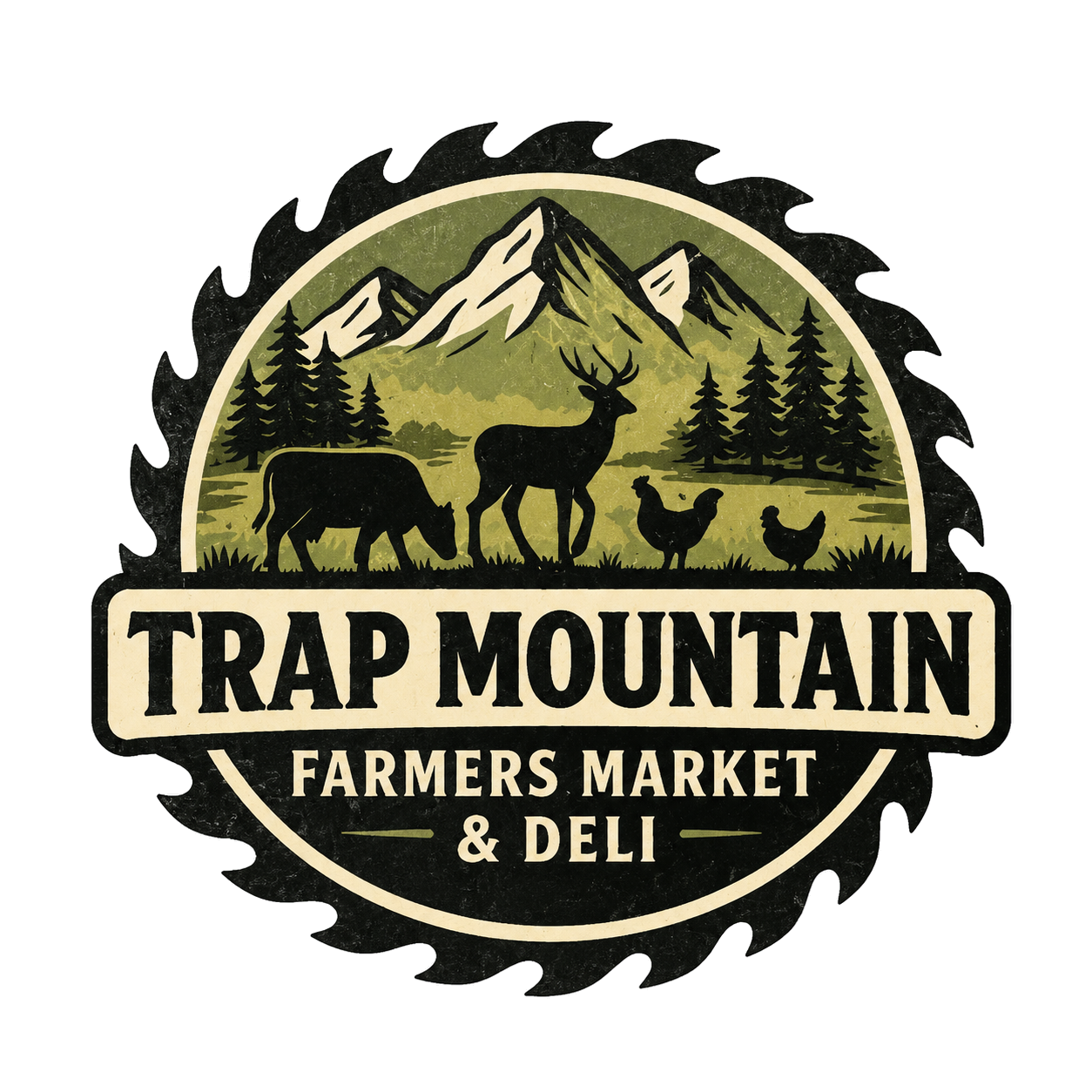 Trap Mountain Farmers Market & Deli logo