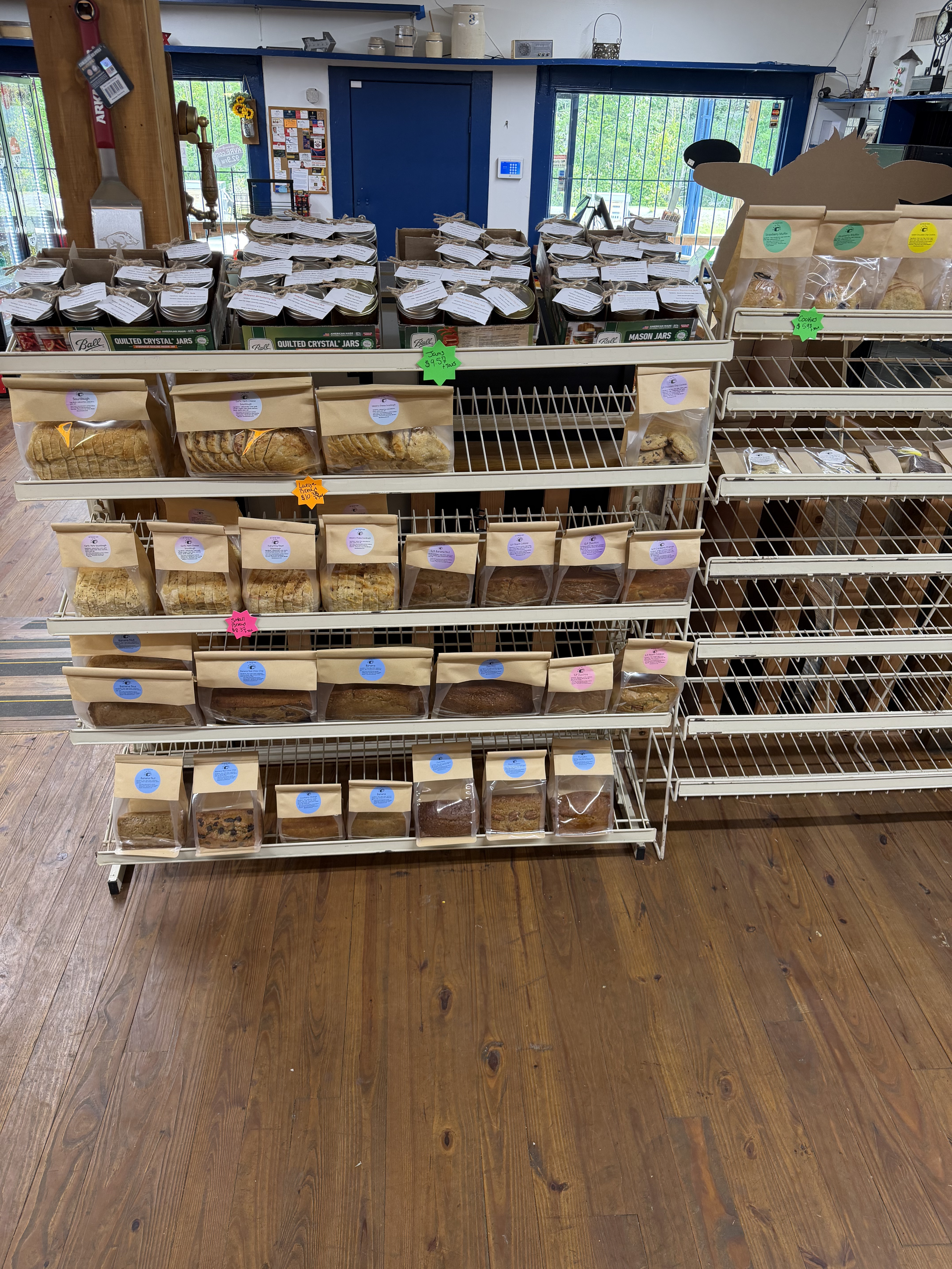 Vendor products available at Trap Mountain Farmers Market and Deli
